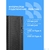 CBR PCC-MATX-MX12-500W2 Корпус mATX Minitower MX12,  c БП PSU-ATX500-08EC  (500W / 80mm),  1*USB 3.0,  2*USB 2.0,  HD Audio+Mic,  Black