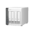 QNAP D4  (REV. C) NAS 4 HDD trays.ARM 4-core Cortex-A55 2.0GHz,  RAM 4 GB  (max),  1x2.5GbE,  1x1GbE,  2xUSB 2.0 port, 1xUSB 3.2 Gen 1