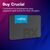 Твердотельный диск 4TB Crucial BX500 ,  2.5",  SATA III [R / W - 540 / 500 MB / s] TLC 3D NAND