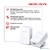 Mercusys MP500 KIT AV1000 Комплект гигабитных адаптеров Powerline,  стандарт HomePlug AV2,  1 гигабитный порт,  до 300 м по электросети,  Plug and Play