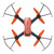 Hiper HQC-0030 SKY PATROL FPV 0.3Mpix VGA WiFi ПДУ серый / оранжевый Квадрокоптер