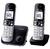 Panasonic KX-TG6812RUB,  2 трубки,  АОН,  черный
