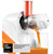 Соковыжималка шнековая Kitfort KT-1110-2 150Вт белый / оранжевый