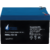 Battery Parus Electro,  professional series HML-12-12,  voltage 12V,  capacity 12Ah  (discharge 20 hours),  max. discharge current  (5sec) 180A,  max. charge current 4.8A,  lead-acid type AGM,  terminals F2,  LxWxH 151x98x95mm.,  full height with terminals 101mm.,  weight 4kg.,  service life 12 years.