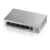 Zyxel GS1005HP,  5xGE  (4xPoE+),  настольный,  металлический,  бесшумный,  бюджет PoE 60 Вт