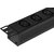 PDU 8 розеток C13 с LED выключателем, 1U,  вх. С14,  без шнура,  алюминиевый профиль