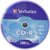 Диск CD-R 700МБ 52x Verbatim 43411 80min пласт.коробка,  на шпинделе  (100шт. / уп.)