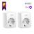 TP-Link Tapo P100 (2-pack) Mini Smart 2.4 GHz Wi-Fi Socket,  2 units,  220-240 V,  Max Load 10 A,  Bluetooth 4.2  (onboarding only)