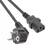 VCOM CE021-CU1.5-1.8 Кабель компьютер --> розетка 220V  ( угловая Евровилка) <VDE> 3G*1.5mm2  ,  1, 8м