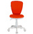Кресло детское Бюрократ KD-W10 / 26-29-1 оранжевый 26-29-1  (пластик белый)