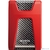 Жесткий диск USB3.1 1TB EXT. 2.5" RED AHD650-1TU31-CRD ADATA