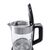 Чайник электрический Kitfort КТ-616 1.5л. 1500Вт серебристый / черный  (корпус: нержавеющая сталь / стекло)