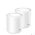 Домашняя Mesh Wi-Fi 6 система TP-Link Deco X50 (2-pack),  AX3000,  2 устройства,  до 574 Мбит / с на 2, 4 ГГц + до 2402 Мбит / с на 5 ГГц,  2 встр. антенны,  3 гиг. порта  (WAN / LAN)
