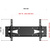 Кронштейн телевизионный Holder PTS-4006 черный 32"-60" макс.45кг настенный наклон