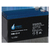 Battery Parus Electro HM-12-9,  standard series HM-12-9,  voltage 12V,  capacity 9Ah  (discharge 20 hours),  max. discharge current  (5sec) 135A,  max. charge current 3.6A,  lead-acid type AGM,  terminals F2,  LxWxH 151x65x94mm.,  total height with terminals 100mm.,  weight 2.65kg.,  service life 6 years.