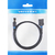 Патч-корд удлинитель Vention прямой SSTP cat.6,  RJ45 - 3м. Черный