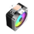 Кулер для процессора Ocypus Delta A40 EX BK ARGB,  120mm ARGB FAN,  4 HEAT PIPES,  4-PIN PWM,  500-1800 RPM,  29DBA,  HYDRO BEARING,  LGA115X / 1200 / 1700 / 18XX,  AM4 / AM5