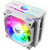 ZALMAN CNPS10X OPTIMA II WHITE RGB,  120mm RGB FAN,  4 HEAT PIPES,  4-PIN PWM,  1500 RPM,  27DBA,  HYDRAULIC BEARING,  FULL SOCKET SUPPORT