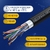 Кабель NEOMAX [NM21031] F / UTP cat.5e 4 пары  (305 м) 0.48 мм  (24 AWG) Медь,  внешний,  PE,  черный