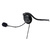 Наушники с микрофоном Hama NHS-P100 черный 2м накладные шейный обод  (00139920)