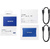 Samsung SSD 500GB T7 Touch,  USB Type-C,  R / W 1000 / 1050MB / s,  Blue