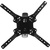 Кронштейн для телевизора Ultramounts UM 871 черный 23"-55" макс.35кг настенный поворотно-выдвижной и наклонный