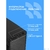 CBR PCC-MATX-MX10-400W2 Корпус mATX Minitower MX10,  c БП PSU-ATX400-08EC  (400W / 80mm),  2*USB 2.0,  HD Audio+Mic,  Black