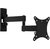 Кронштейн для телевизора Ultramounts UM 875 черный 13"-27" макс.20кг настенный поворот и наклон