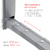 Кронштейн Holder MWS-2003 металлик для СВЧ  (до 40kg)