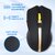 Oklick 495MW черный / золотистый оптическая  (1600dpi) беспроводная USB  (6but)