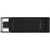 Kingston DT70 / 128GB DataTraveler 70,  128GB,  USB 3.0,  Черная