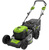 Greenworks 40В 46см Газонокосилка самоходная  (без аккумуляторной батареи и зарядного устройства)} [2506807]