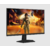 Монитор AOC 26, 5" Q27G41ZDF,  16:9,  QD-OLED,  QHD,  0, 03ms,  200cd,  240Hz,  HDMI,  DP