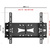 Holder LCDS-5071 Кронштейн для телевизора темный металлик 37"-55" макс.45кг настенный наклон