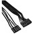Exegate EX261447RUS Корпус Miditower CP-601 Black,  ATX,  <без БП>,  2*USB,  Audio