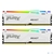 Память оперативная /  Kingston 32GB 5600MT / s DDR5 CL40 DIMM  (Kit of 2) FURY Beast White RGB XMP