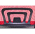 Кресло Бюрократ CH-695N / R / TW-11 спинка сетка красный TW-35N сиденье черный TW-11