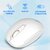 Мышь Oklick 505MW белый оптическая  (1000dpi) беспроводная USB  (3but)