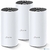 Домашняя Mesh Wi-Fi система TP-Link Deco M4 (3-pack) AC1200,  3 устройства,  до 300 Мбит / с на 2, 4 ГГц + до 867 Мбит / с на 5 ГГц,  2 встр. антенны,  2 гиг. порта  (автоопределение WAN / LAN)