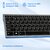 Клавиатура Oklick 890S серый USB беспроводная slim