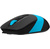 Мышь A4Tech Fstyler FM10S черный / голубой оптическая  (1600dpi) silent USB  (4but)