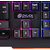 Клавиатура Oklick 717G черный / серый USB Multimedia LED