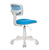 Кресло детское Бюрократ CH-W299 / LB / TW-55 спинка сетка голубой TW-31 TW-55  (пластик белый)
