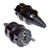 Вилка CEE 7 / 7 Schuko,  16A,  250V,  прямая,  разборная,  черная