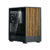 ZALMAN P10 NAMU,  MATX,  BLACK,  WINDOW,  FRONT COVER WALNUT,  2x3.5",  3x2.5",  1xUSB TYPE-C,  1xUSB3.0,  FRONT 2x120mm,  REAR 1x120mm ARGB