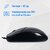 Мышь Oklick 275M черный оптическая  (1000dpi) USB  (2but)