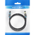 Патч-корд Vention прямой SFTP cat.8 RJ45 - 2м. Черный Тканевая оплетка