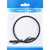 Патч-корд Vention прямой UTP cat.6,  RJ45 - 3м. плоский Черный