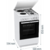 Комбинированная плита Gorenje /  Комбинированная плита Gorenje,  полезный объем 68 л,  очистка паром AquaClean,  сводчатая форма духовки,  механическое управление,  электроподжиг,  цвет белый