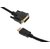 Кабель аудио-видео Buro HDMI  (m) / DVI-D  (Dual Link)  (m) 1.8м. феррит.кольца Позолоченные контакты черный  (BHP RET HDMI_DVI18)